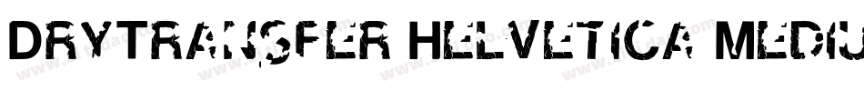 DryTransfer Helvetica Medium Caps字体转换